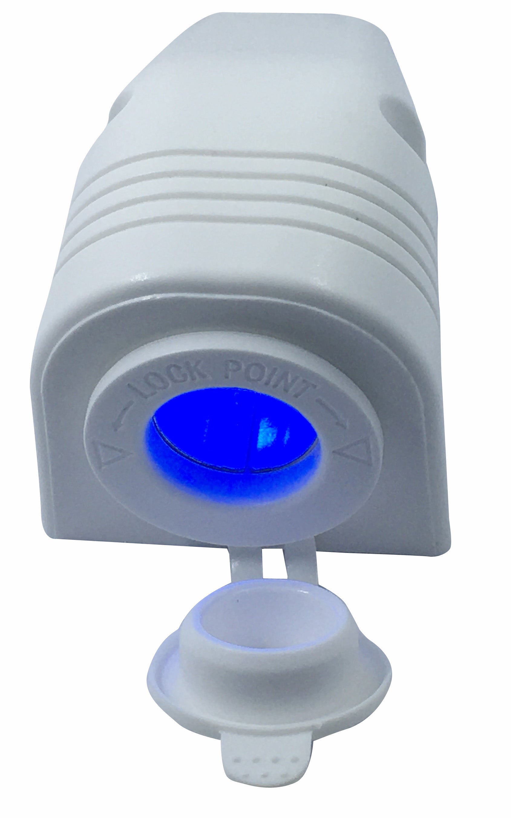 White Surface Mount Socket LED Blue