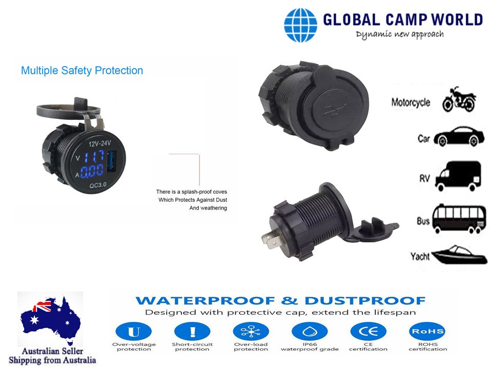 USB Volt and Amp meter with Single port