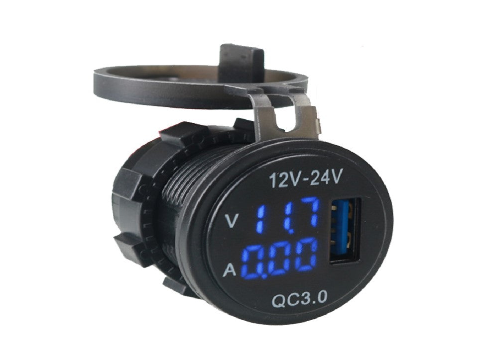 USB Volt and Amp meter with Single port